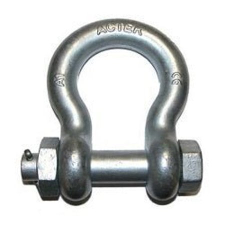 ACTEK 58 Alloy Shackle Bolt And Nut 5 Tons Wll, 60034 60034